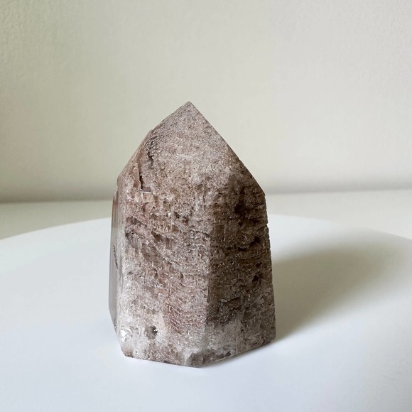 Fire Amphibole Quartz Point Angel Phantom Tower Crystal Natural High Quality - Picture 5 of 6